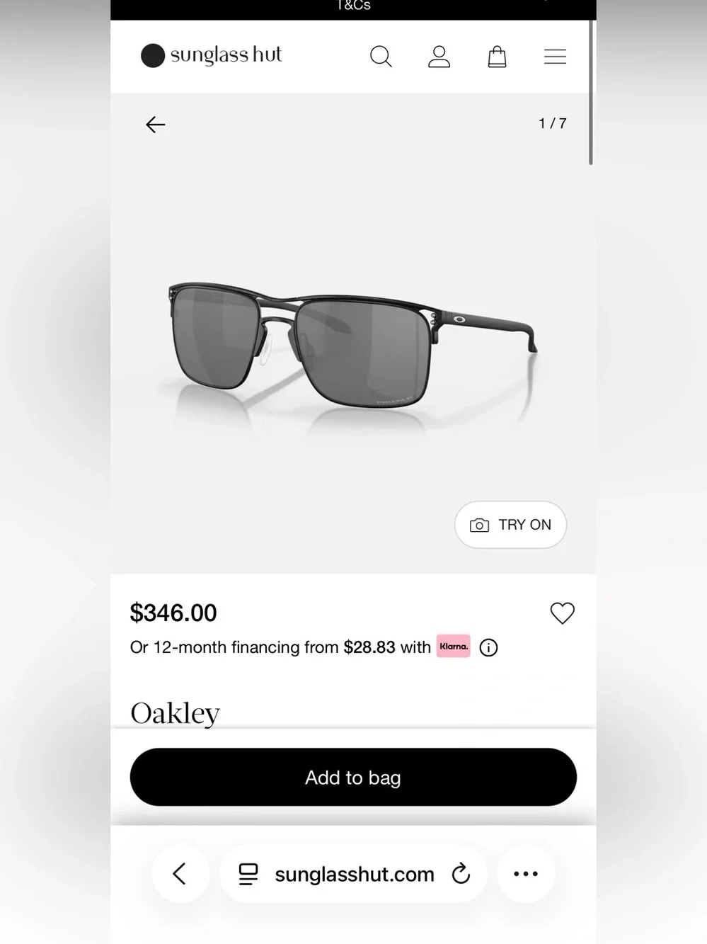 Oakley Holbrook Titanium